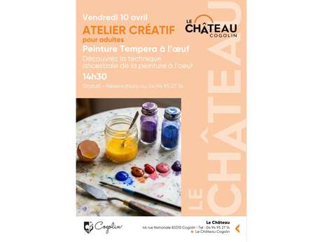 Laboratorio di pittura con le uova