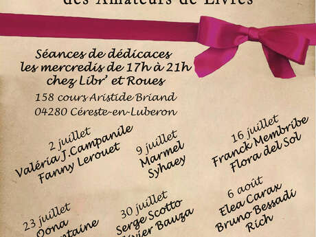 Dédicaces chez Libr' et Roues !
