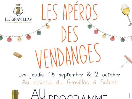 Grape harvest aperitifs - Cave Le Gravillas Grape harvest aperitifs - Cave Le Gravillas
