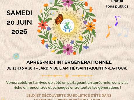 Après-midi intergénérationnel "Solstice d'été et Musiques du monde"