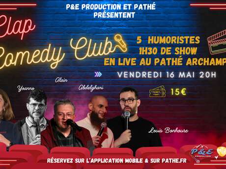 Soirée stand-up: Clap Comédy Club