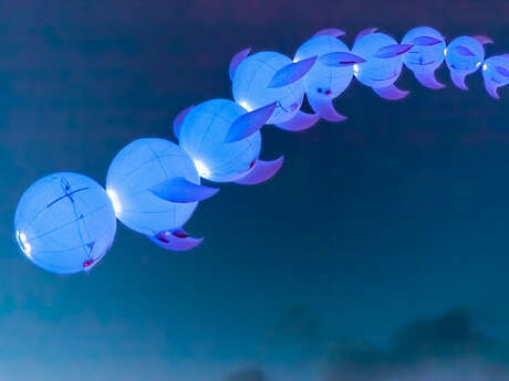 Spectacle "La Transmutation du Dragon" x Aérosculpture - Bonjour l'Hiver