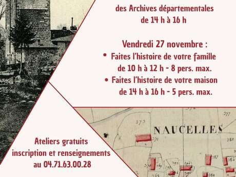 Micro Folie : Ateliers généalogie avec les archives départementales