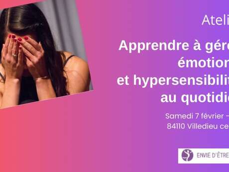 Atelier apprendre à gérer ses émotions