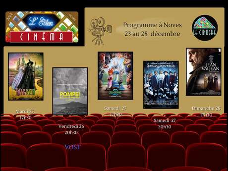 Programme Cinéma L'Eden