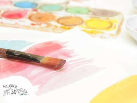 Atelier "Aquarelle et papier découpé"