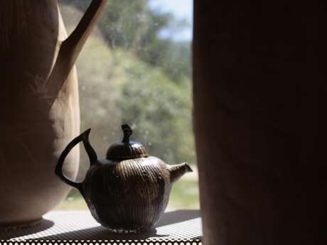 Visite de l'atelier de poterie "Ca tourne"