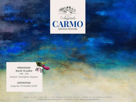 Exposition Art & Vin CARMO artiste peintre