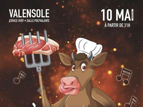 Taureau à la broche