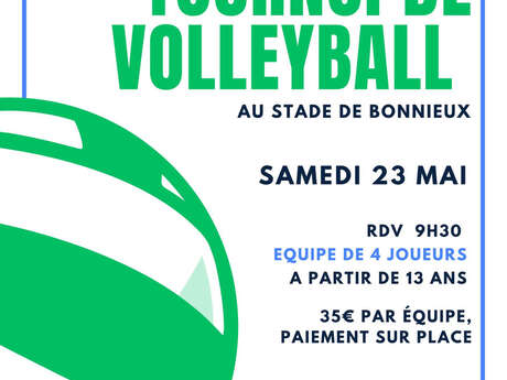 Tournoi de Volley