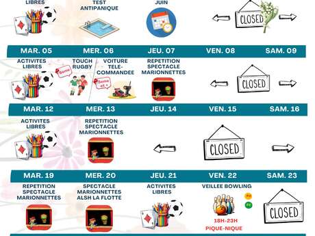 Animations de Ré Jeunesse à La Flotte - Avril