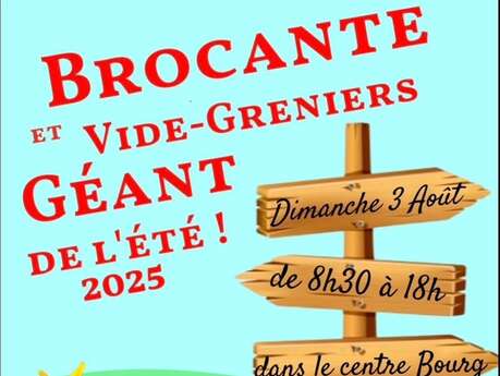 Brocante et vide-greniers géant de l'été 2025
