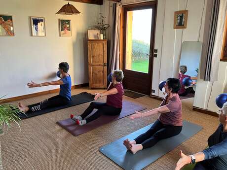 Cours de pilates avec Joy
