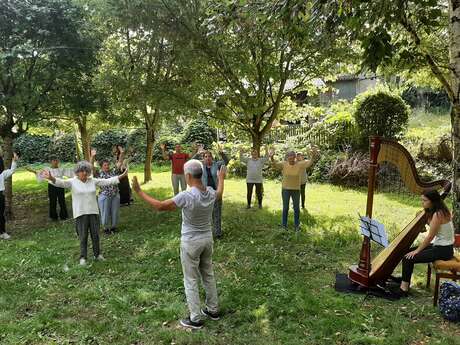 Porte ouverte « Découverte des cours de Qi Gong » accompagné d’une Harpe