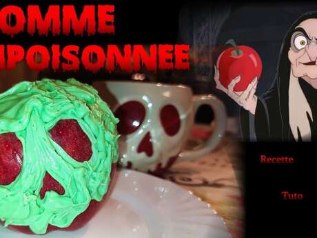 Atelier culinaire d’Halloween : la pomme empoisonnée de Blanche Neige