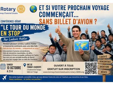 Conférence : Le tour du monde en stop