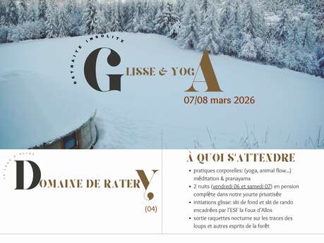 Glisse et Yoga à Ratery