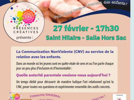 Conférence / Atelier CNV & Parentalité