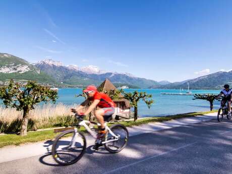 Itinéraire vélo : La Belle Via - Etape 1  - La Balme-de-Sillingy > Annecy