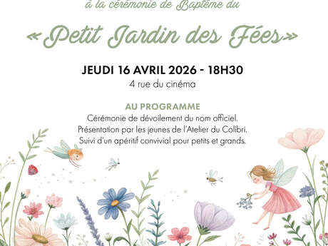 Annuncio del nome del Piccolo Giardino delle Fate