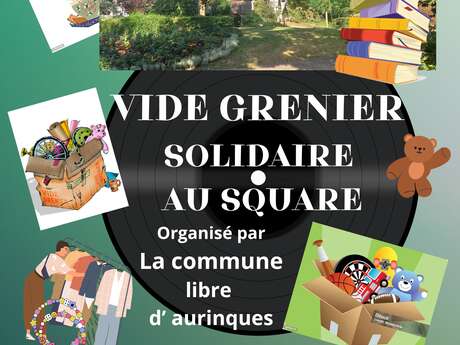 vide grenier solidaire pourtour du square