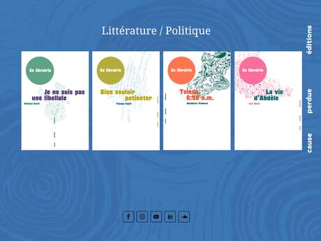 Rencontre avec les éditions Cause Perdue à La Rumeur des Crêtes à Cadenet