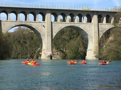 Descente du Rhône en kayak
