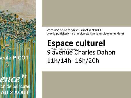 Exhibition "Résilience" Pascale Picot