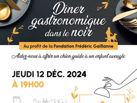 Dîner gastronomique dans le noir au Palais des Papes