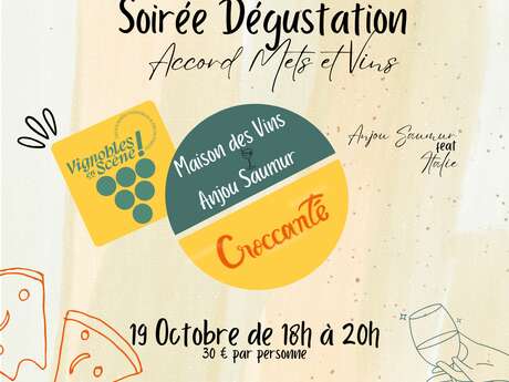 Soirée Dégustation - Accords Mets & Vins à la Maison des Vins ! Soirée Dégustation - Accords Mets & Vins à la Maison des Vins !