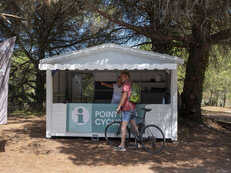 Point informations cyclistes - Phare des baleines