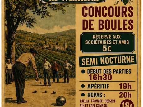 Concours la boule des Tilleuls de Malleval