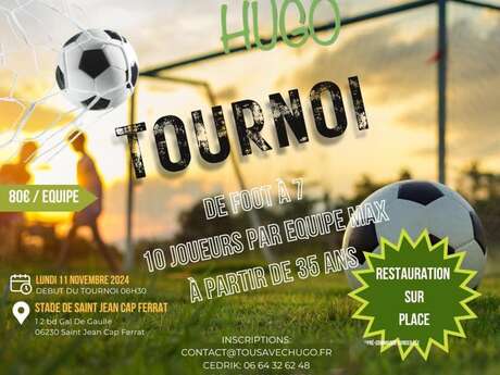 Tournoi de football au profit de l’association “Tous avec Hugo”