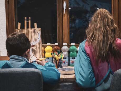 Atelier peinture sur bois - La Montagn'Artdéco