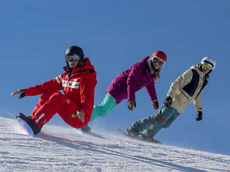 Cours collectifs de snowboard (7-16 ans)