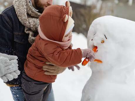 Sculpture sur neige