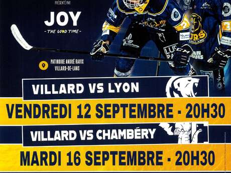 Hockey sur glace, match de préparation