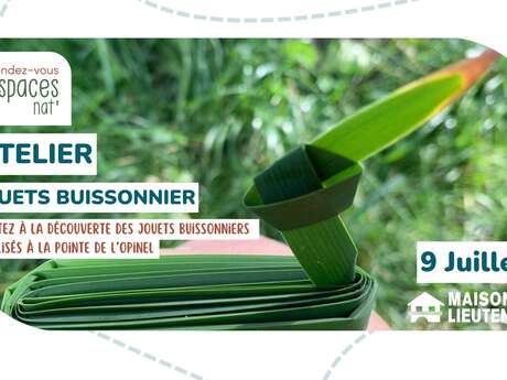 Atelier : Jouets buissonniers à la pointe de l'opinel