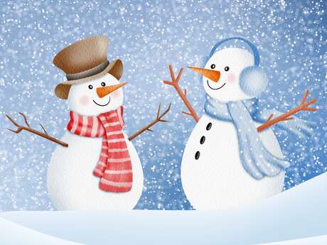 Unusual snowman contest