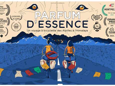 Projection en plein air : "Parfum d'essence"