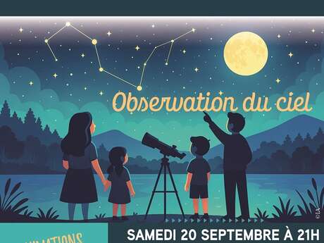Observation du ciel au lac de Virieu-le-Grand