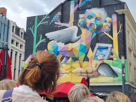 Búsqueda del tesoro de arte callejero en el centro de la ciudad