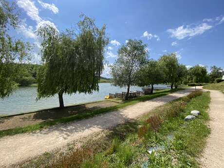 Tables de pique-nique du lac