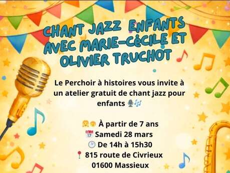 Atelier jazz vocal enfants