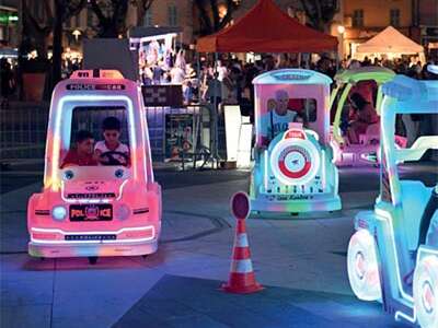 Les voitures lumineuses Lumicars