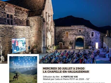 Projection en plein air : "'A perte de vue"
