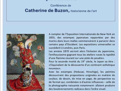 Conférence - Des estampes japonaises à la modernité qui s'invente