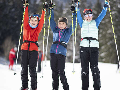 Cross-country skiing club: for 3 - 15 years old every saturday