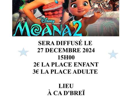 Séance de cinéma : "Vaiana 2"