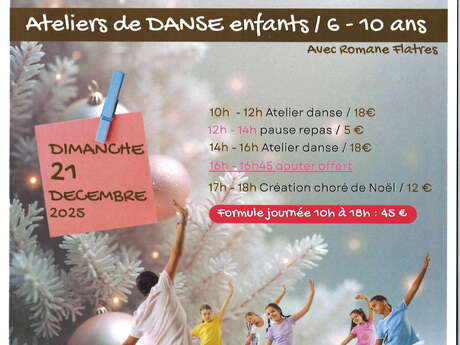Maison de la danse  - animations vacances de Noël 2025